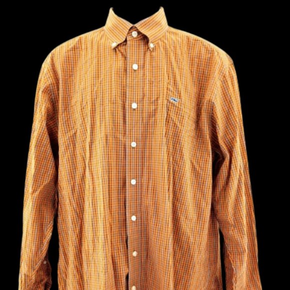 2 ofVineyard Vines Whale Shirt Mens button Up Long Sleeve Shirt Multi Plaid Sz M - Picture 2 of 6